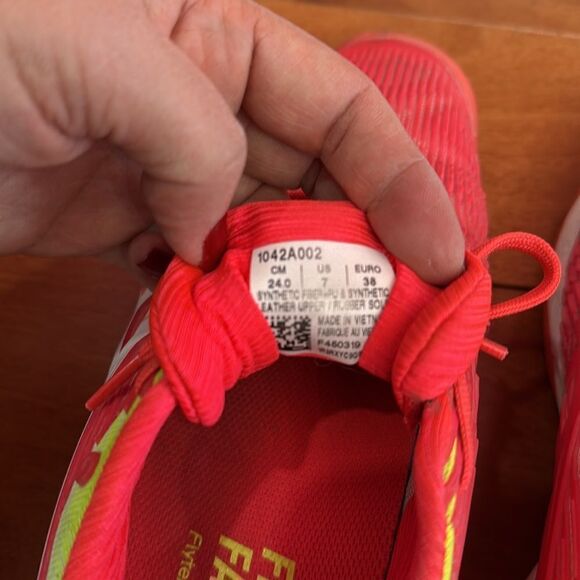 ASICS Women's Solution Speed FF Clay Tennis Shoes, Laser Pink/White size 7 - Picture 7 of 7